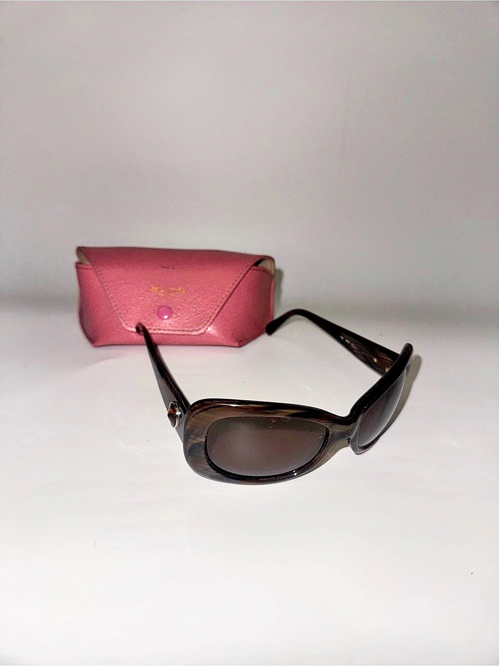 Kate Spade ‘Gigi’ Brown Sunglasses with Case